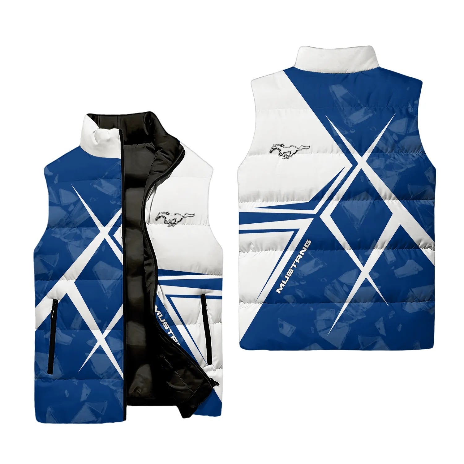 Ford Mustang Sleeveless Puffer Jacket SC060
