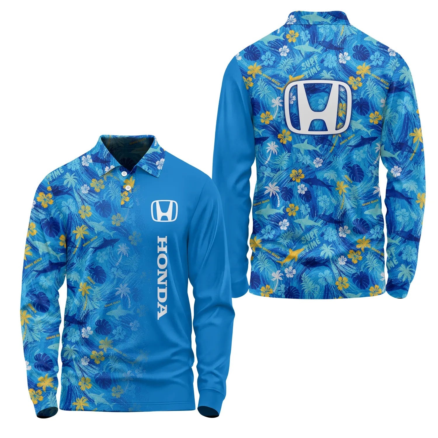 Honda Long Sleeve Polo SHW027