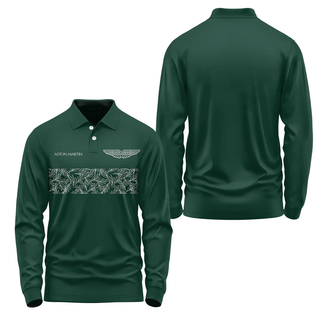 Aston Martin Long Sleeve Polo SC104