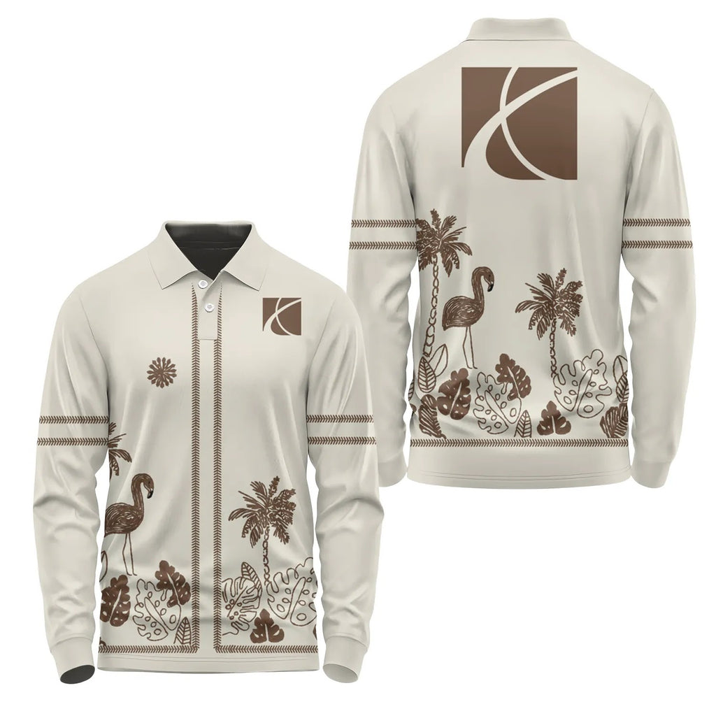 Saturn Long Sleeve Polo SHW044