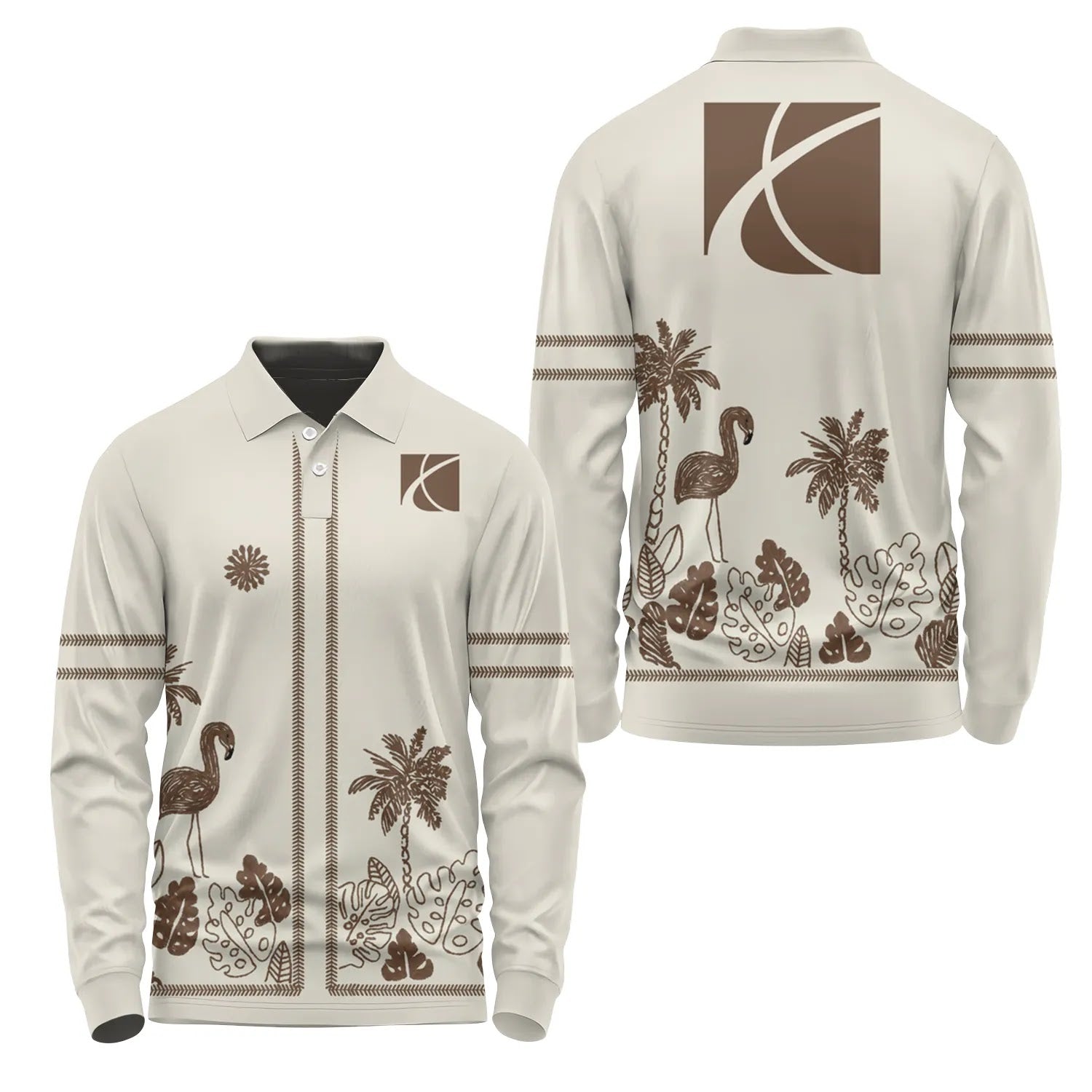 Saturn Long Sleeve Polo SHW044