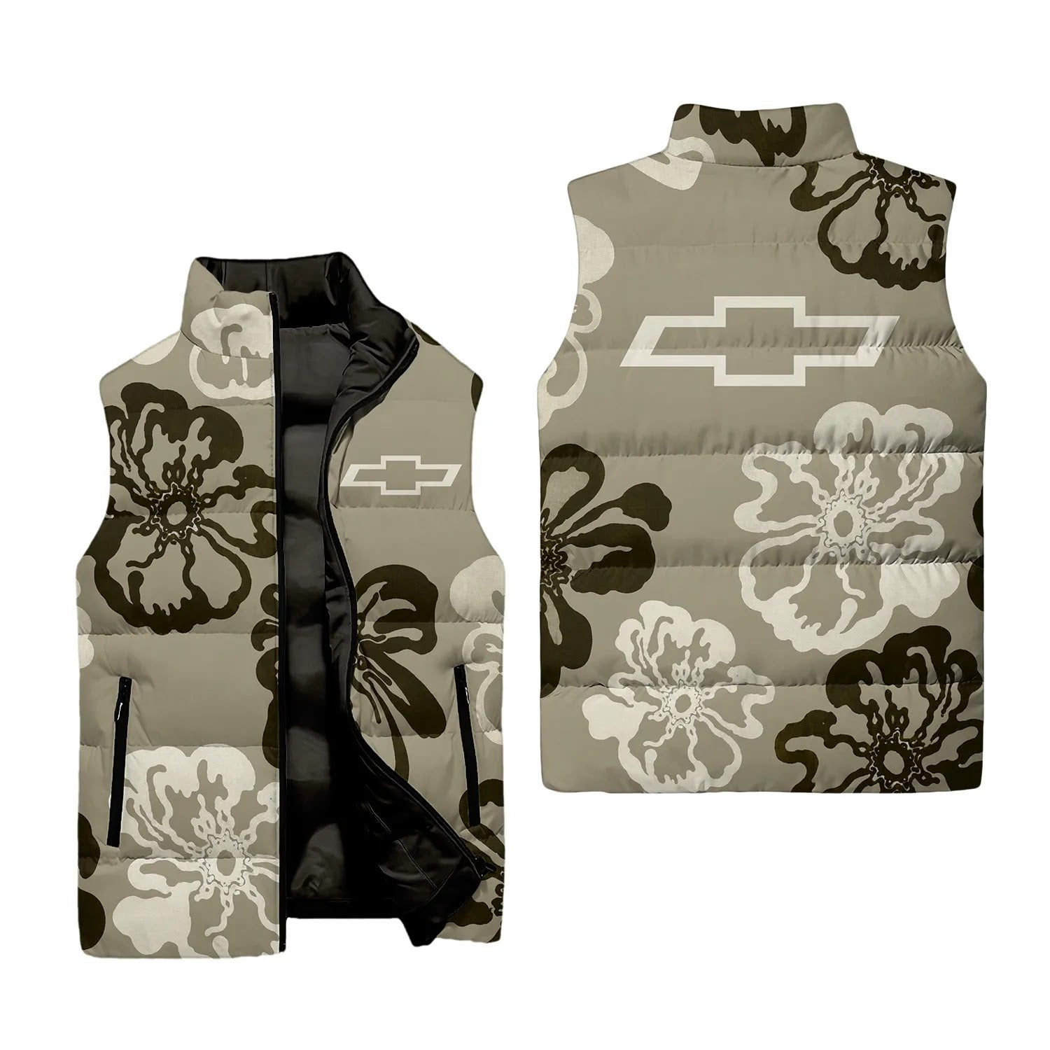 Chevrolet Sleeveless Puffer Jacket SHW073