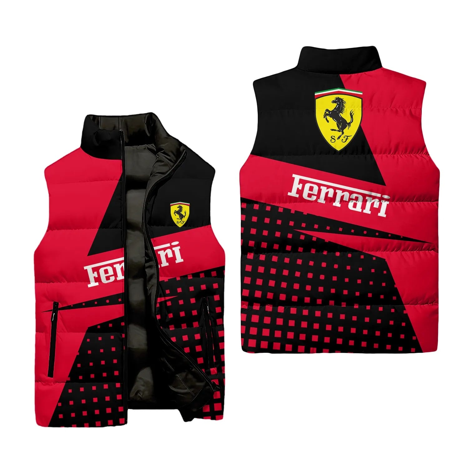 Ferrari Sleeveless Puffer Jacket SC083