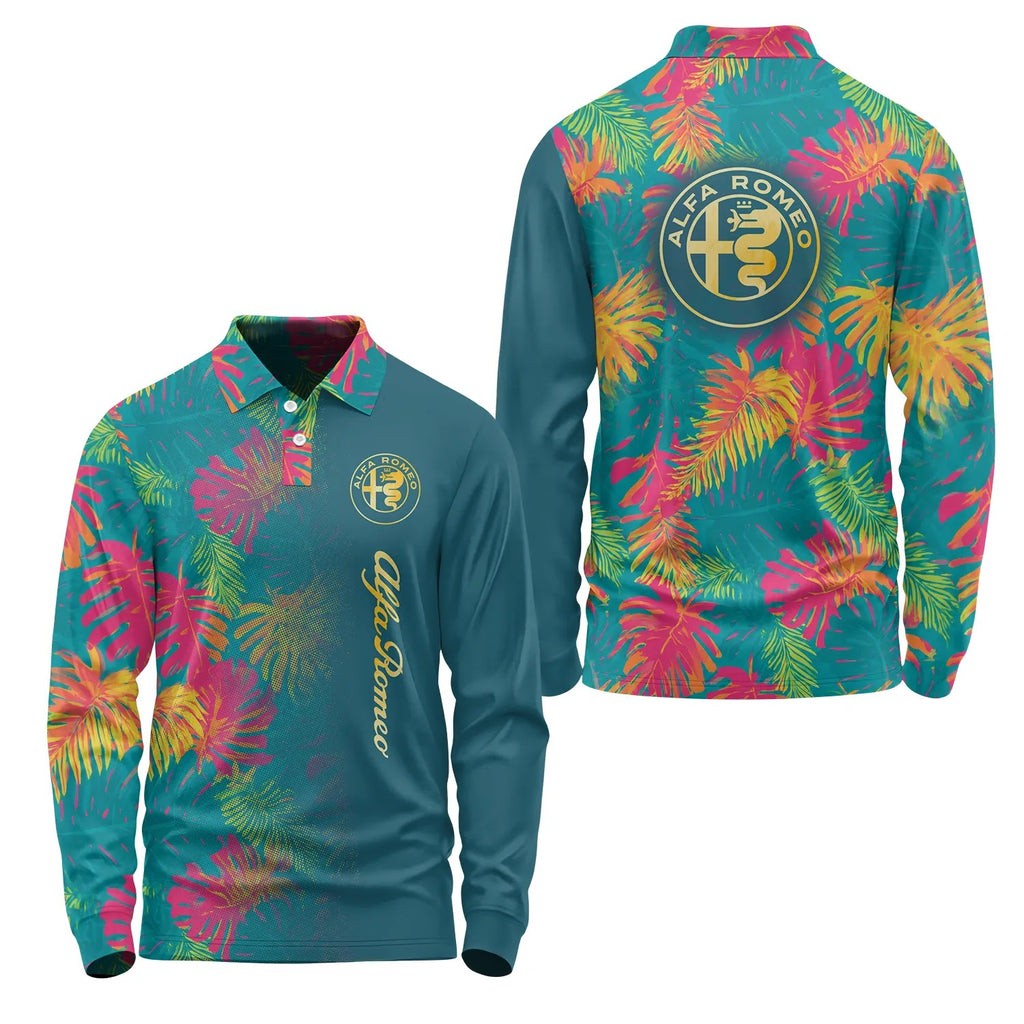 Alfa Romeo Long Sleeve Polo SHW059