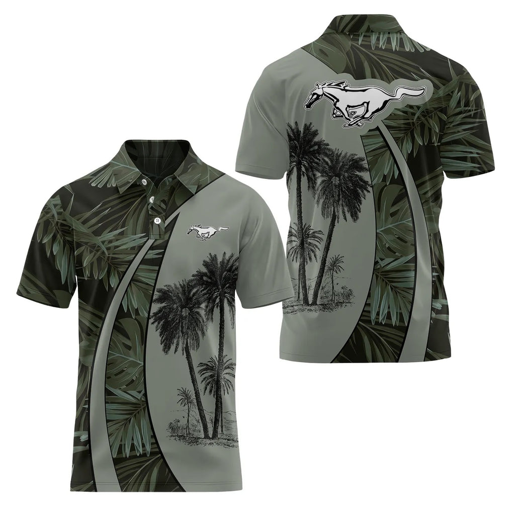 Ford Mustang Short Sleeve Polo SHW063