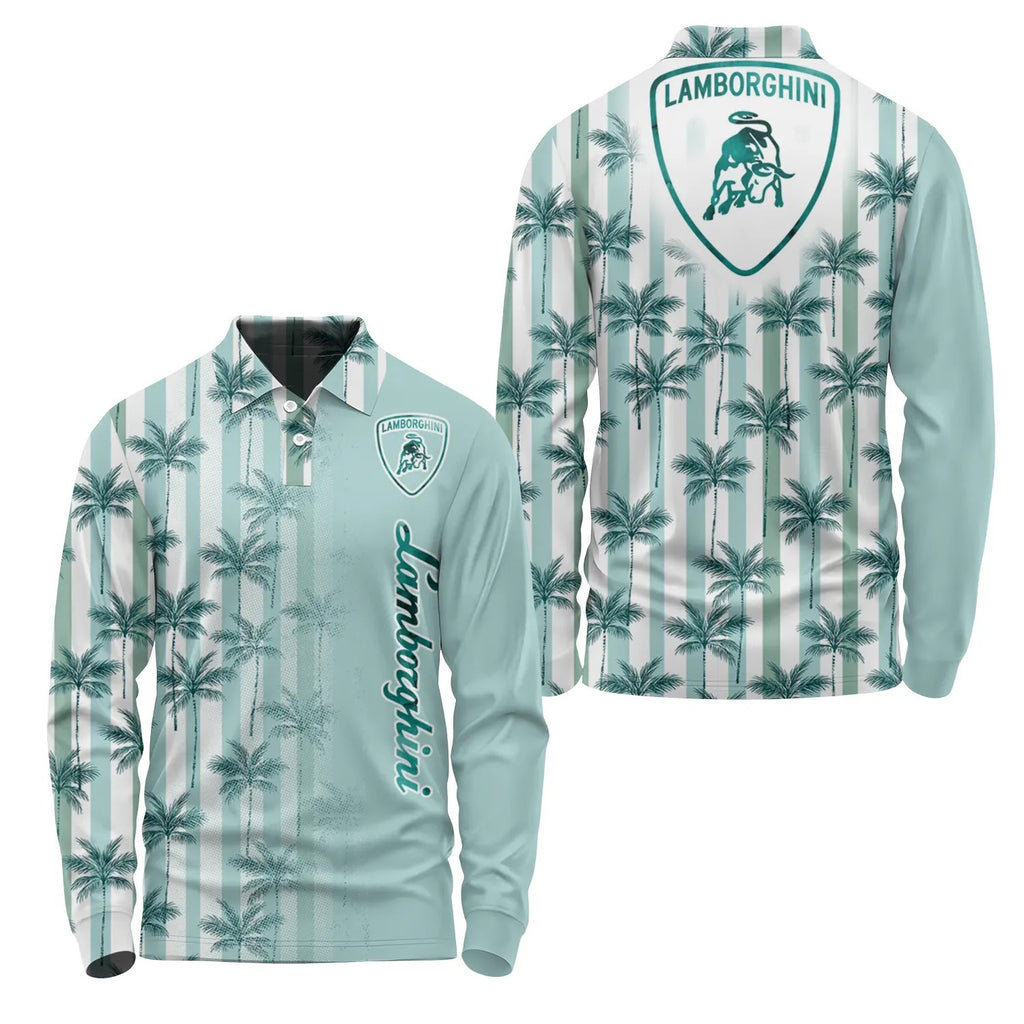Lamborghini Long Sleeve Polo SHW028