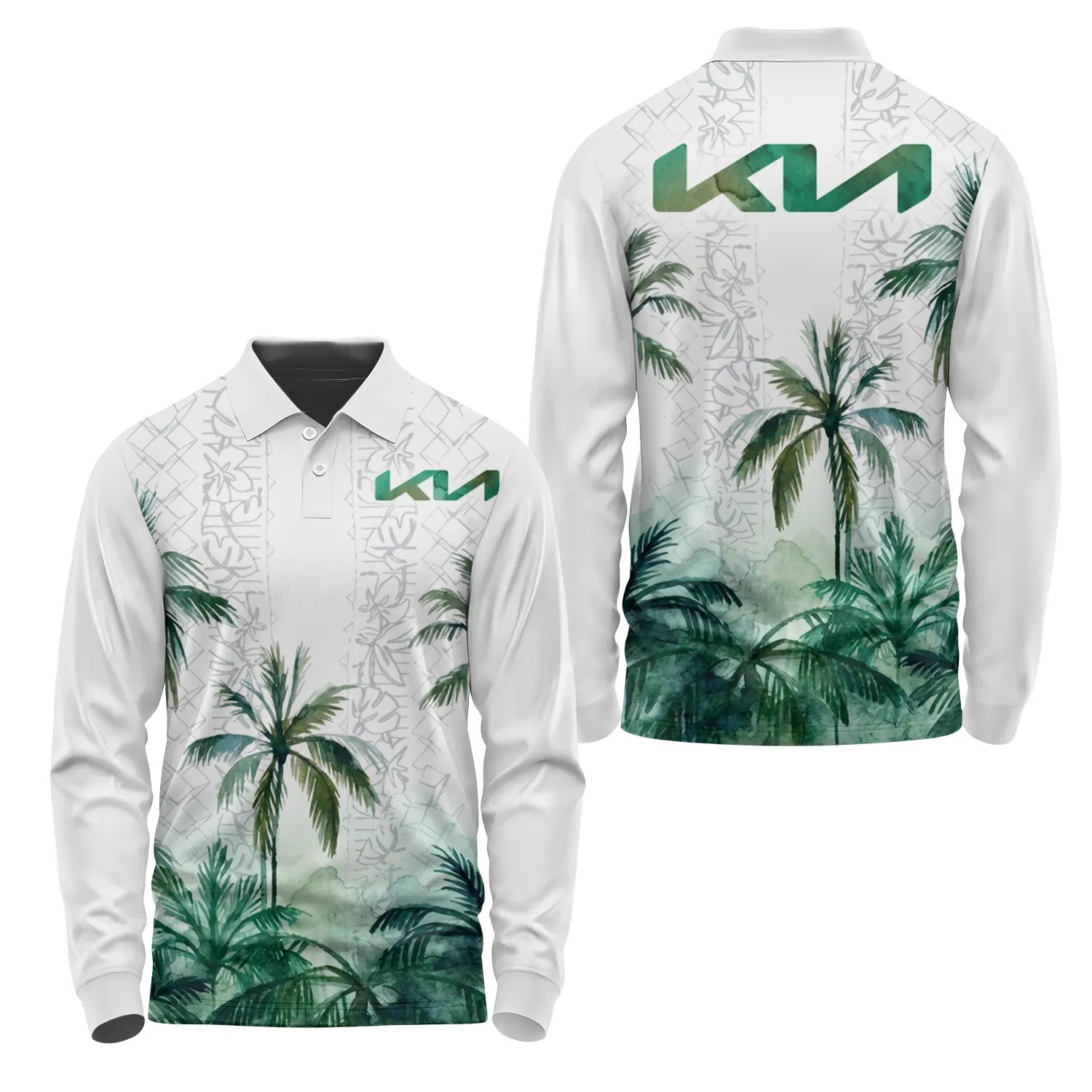 Kia Long Sleeve Polo SHW015