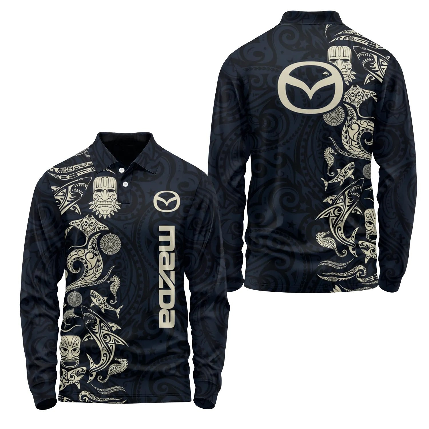Mazda Long Sleeve Polo SHW033
