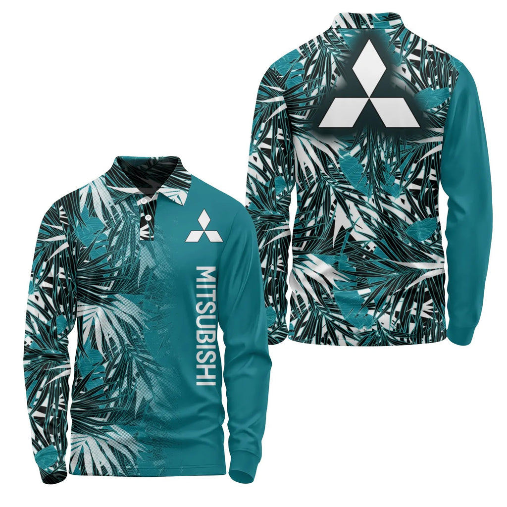 Mitsubishi Long Sleeve Polo SHW060