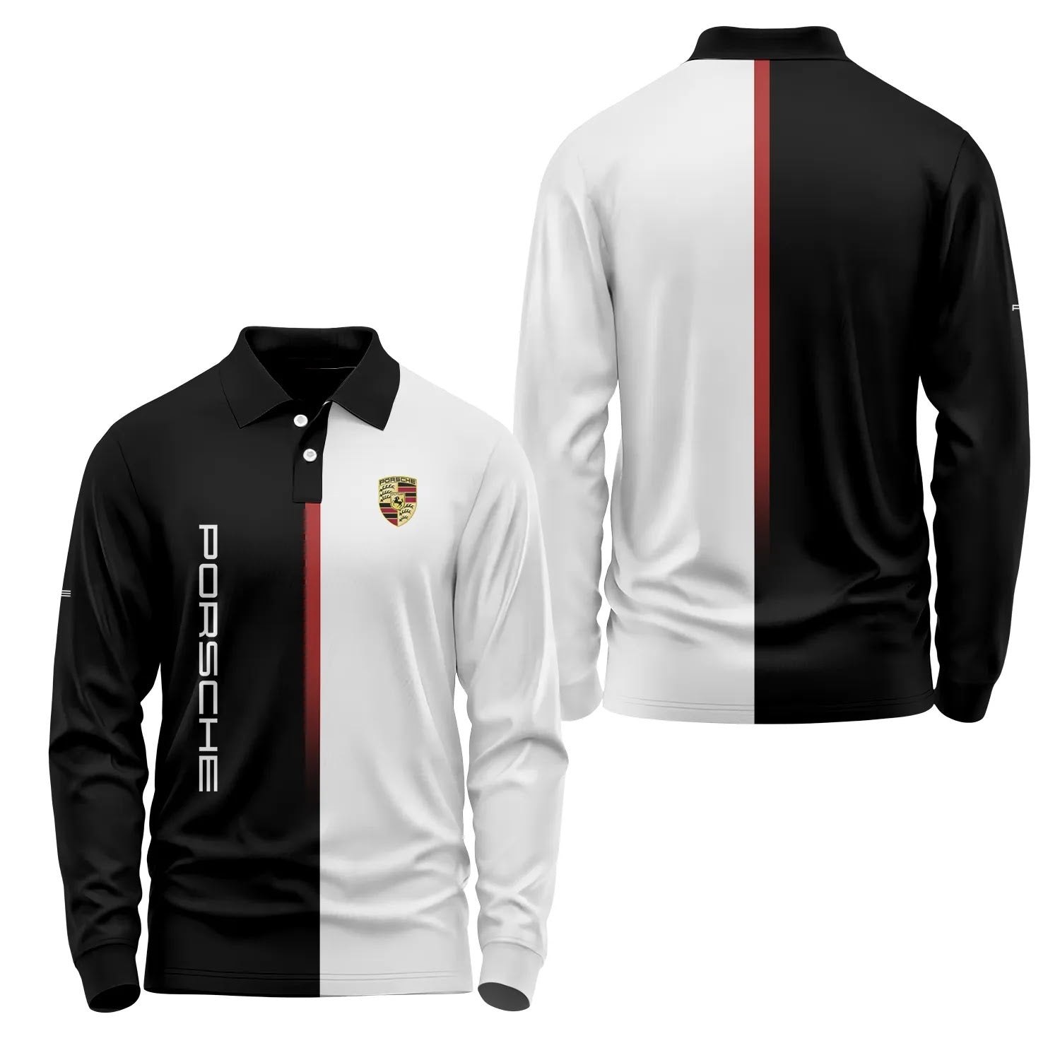 Porsche Long Sleeve Polo SC076