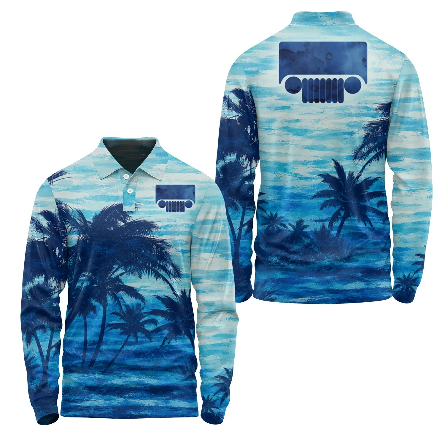 Jeep Long Sleeve Polo SHW048