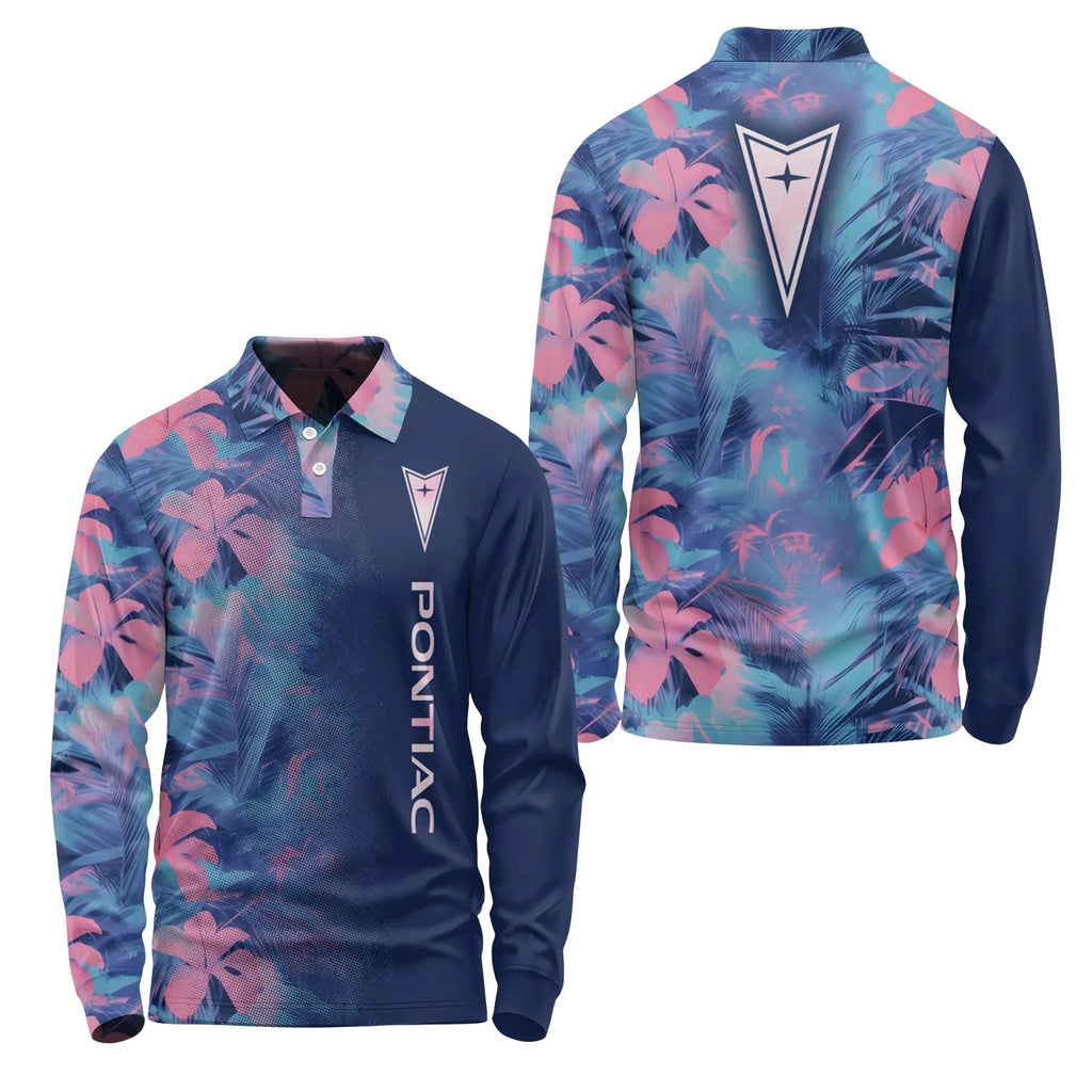 Pontiac Long Sleeve Polo SHW054