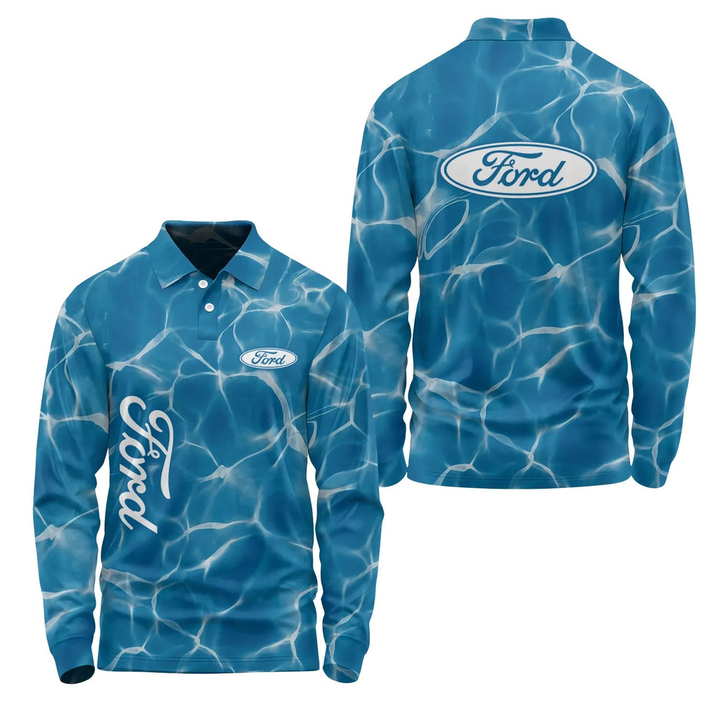 Ford Long Sleeve Polo SHW035