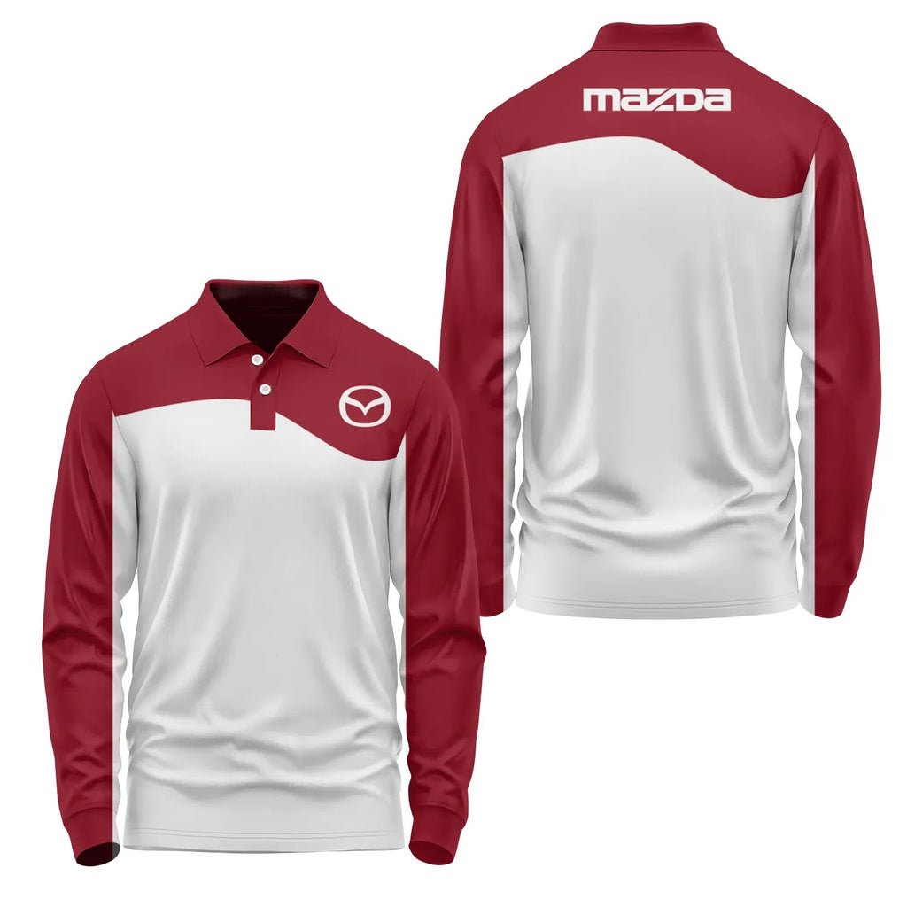 Mazda Long Sleeve Polo SC110