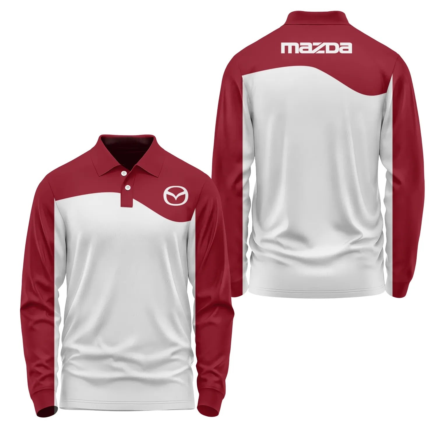 Mazda Long Sleeve Polo SC110