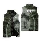 Ford Mustang Sleeveless Puffer Jacket SHW063