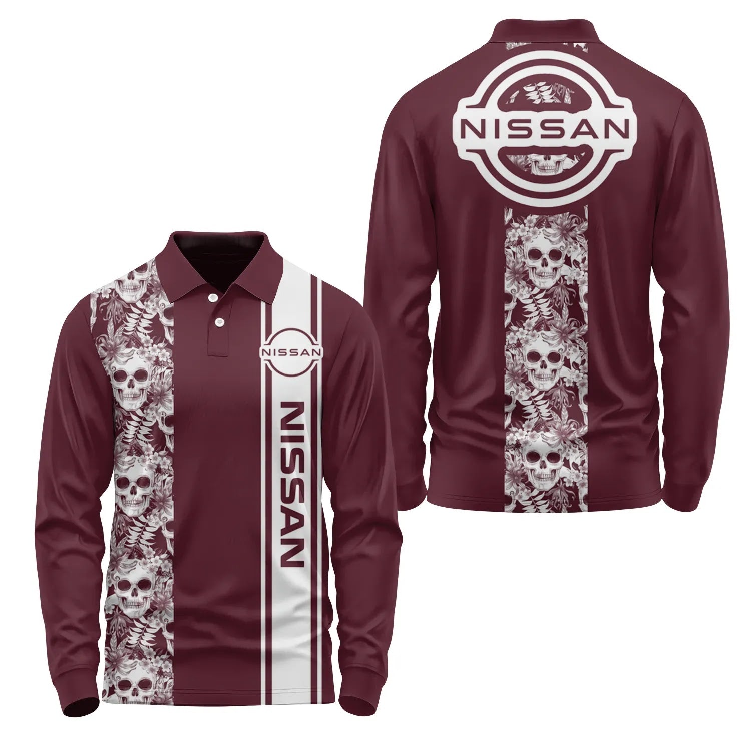 Nissan Long Sleeve Polo SHW042