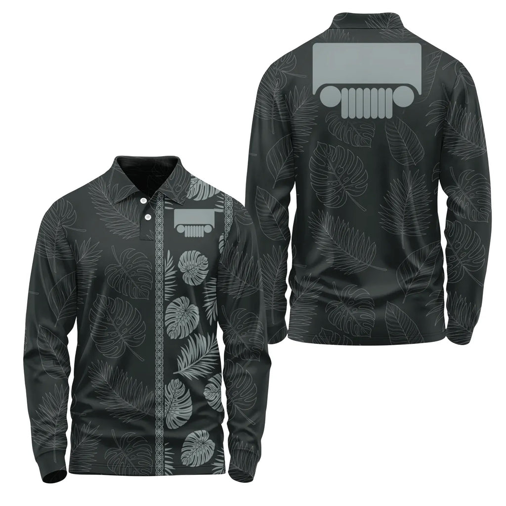 Jeep Long Sleeve Polo SHW022