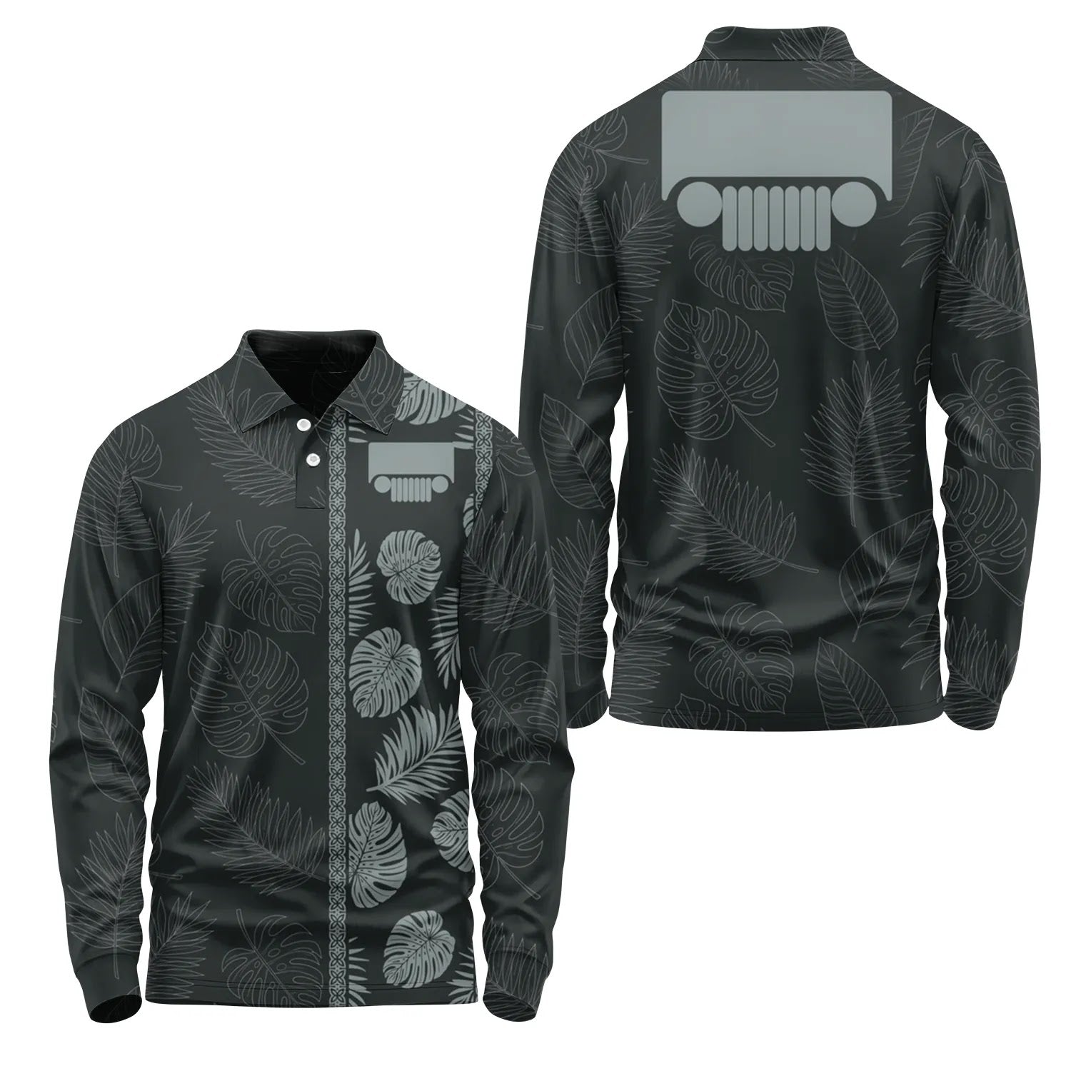 Jeep Long Sleeve Polo SHW022
