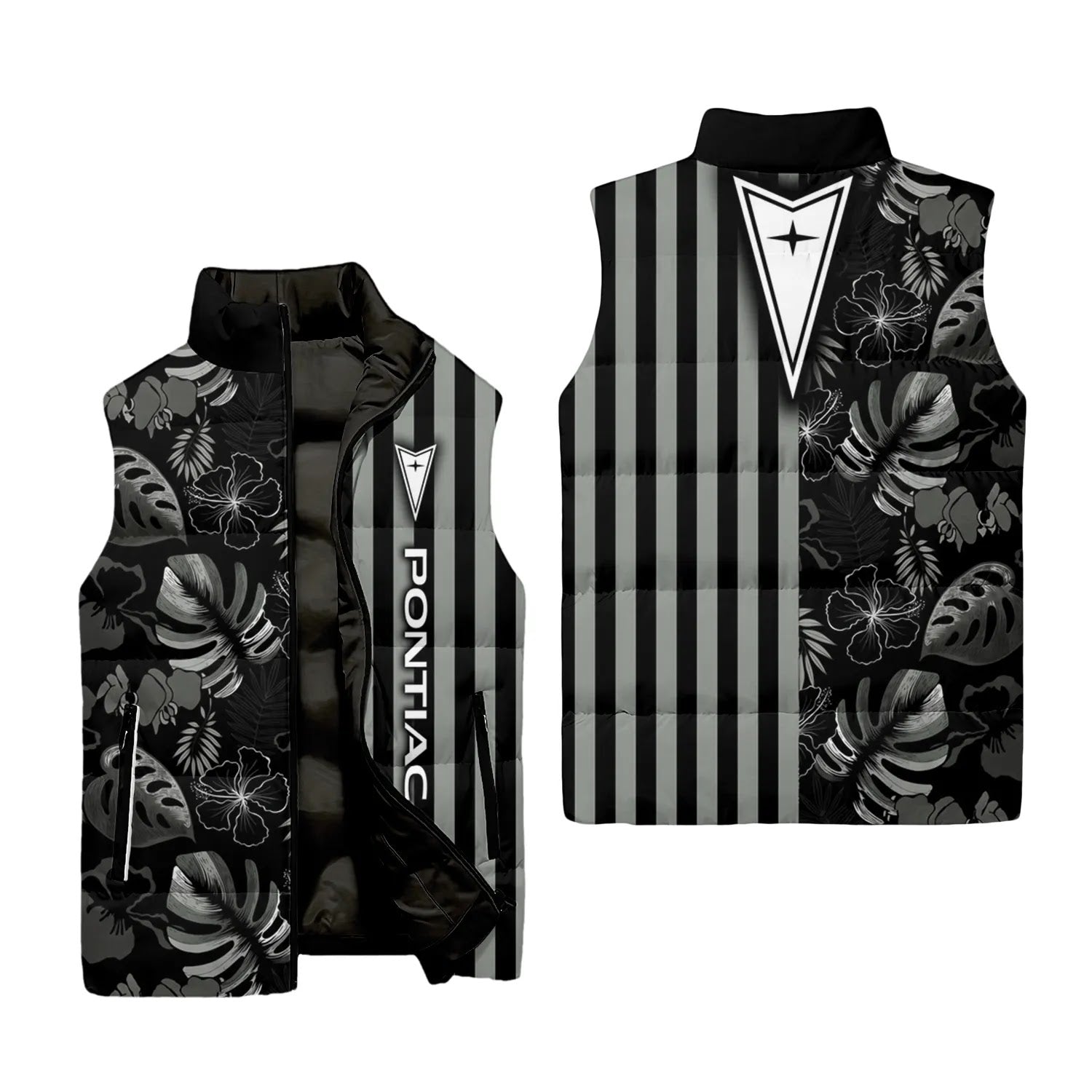 Pontiac Sleeveless Puffer Jacket SHW040