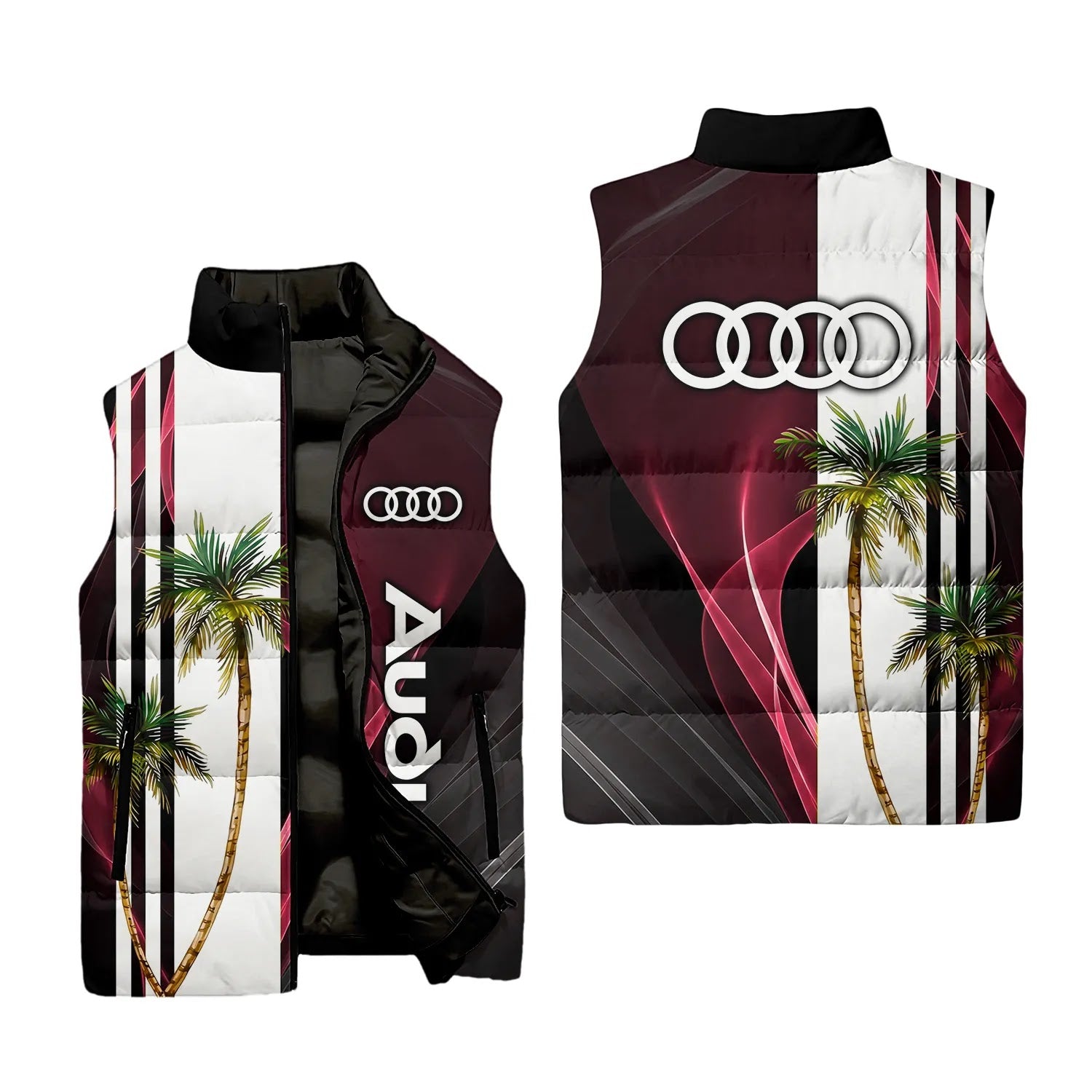 Audi Sleeveless Puffer Jacket SHW036