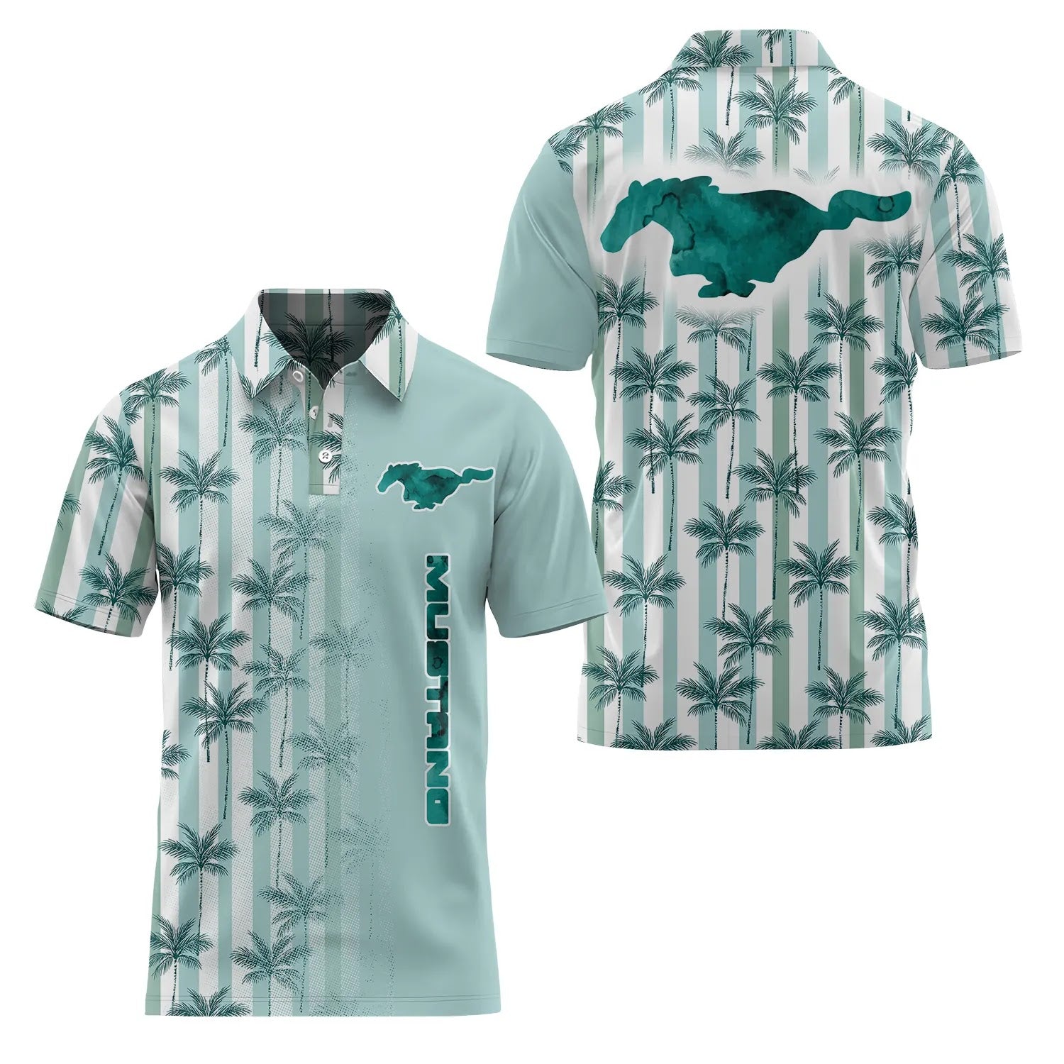 Ford Mustang Short Sleeve Polo SHW028