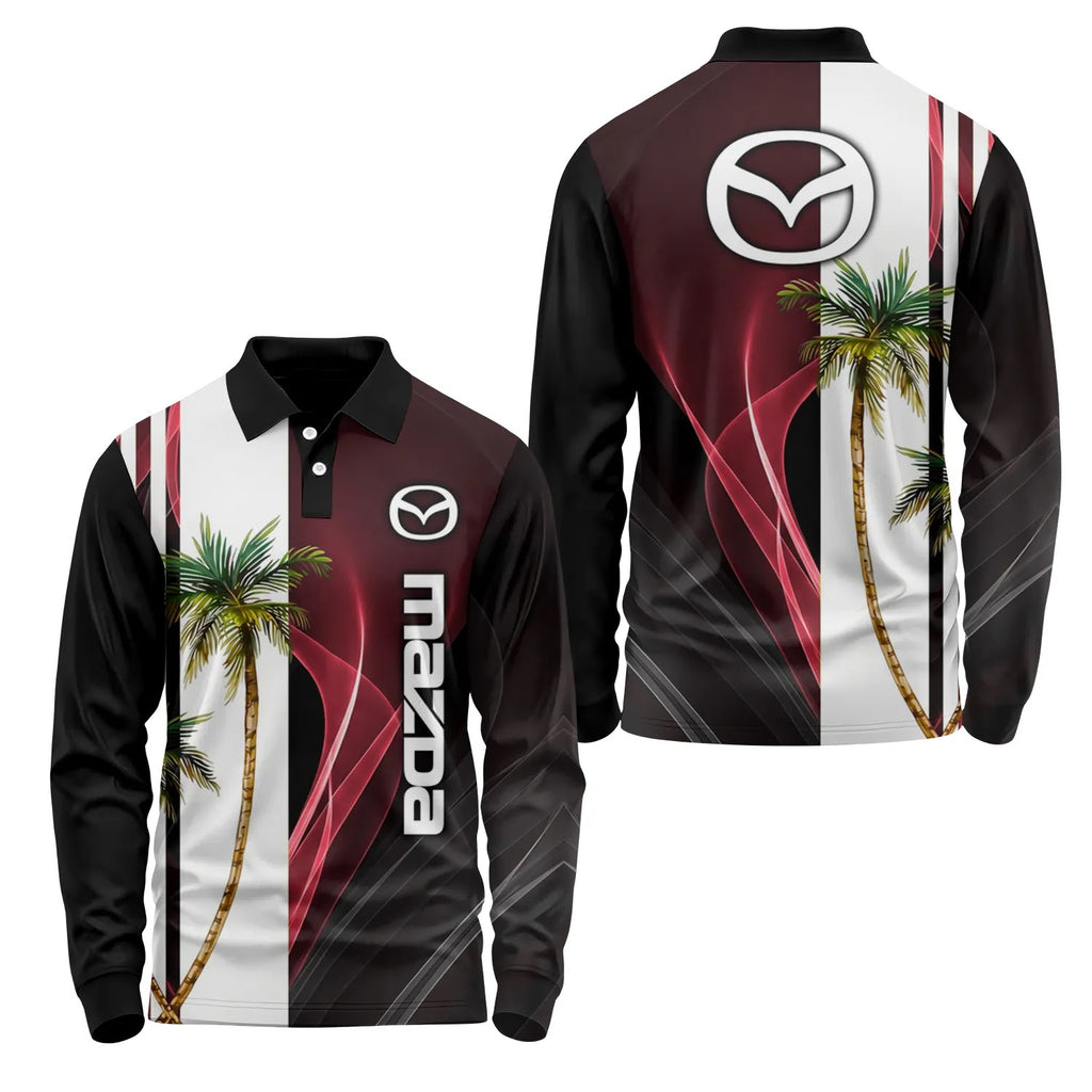 Mazda Long Sleeve Polo SHW036