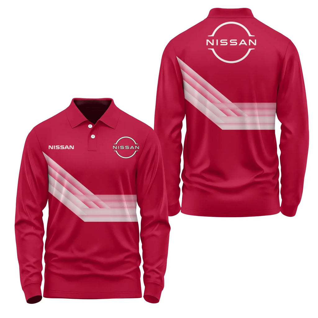 Nissan Long Sleeve Polo SC106