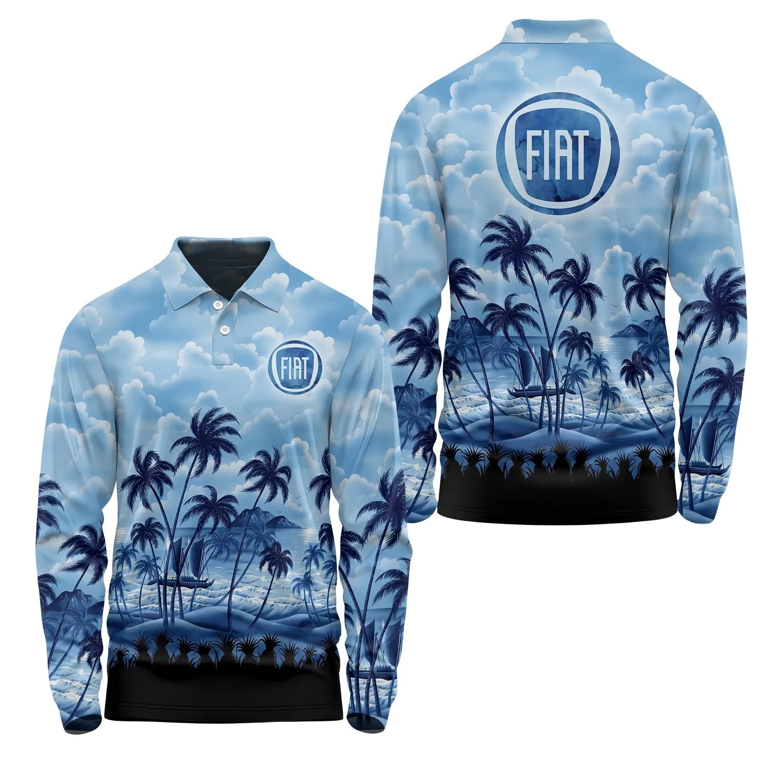 Fiat Long Sleeve Polo SHW018