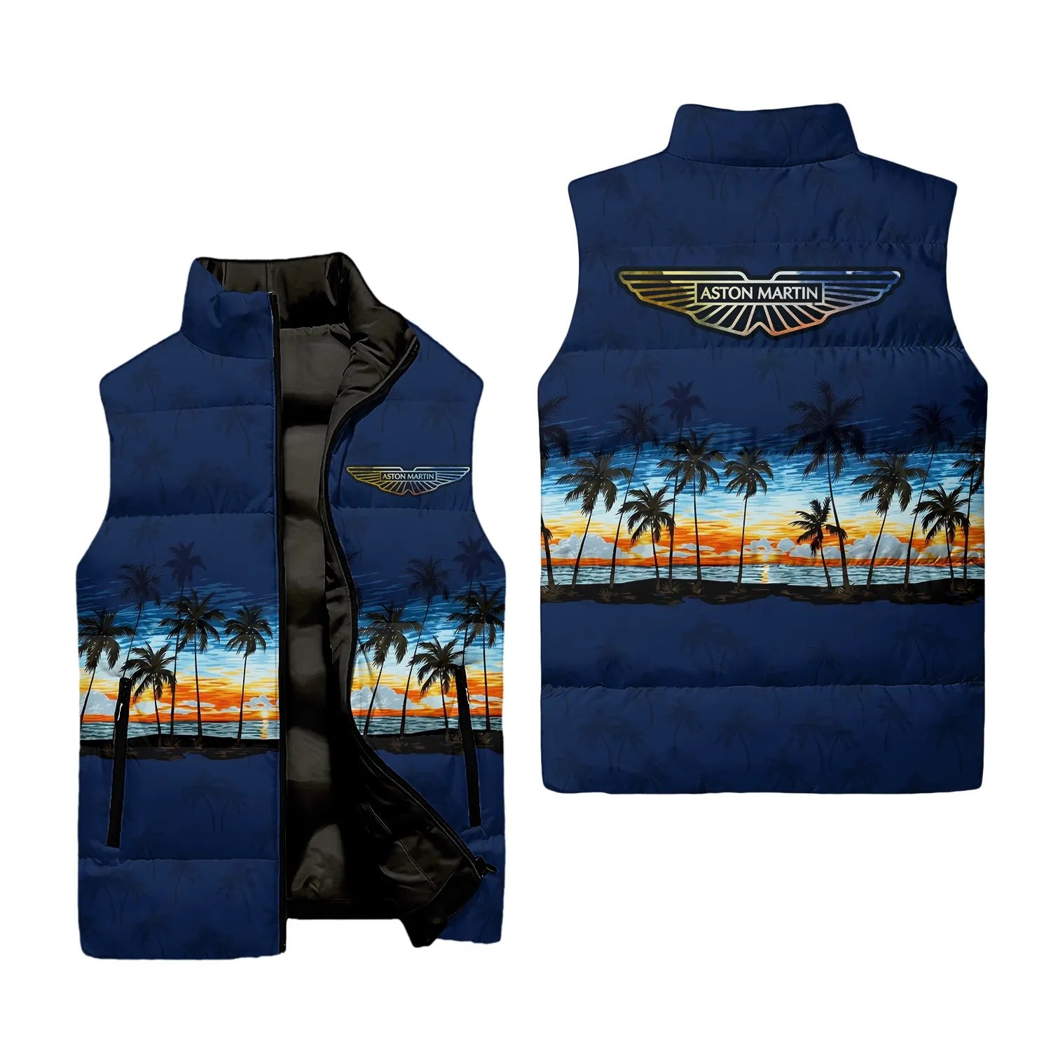 Aston Martin Sleeveless Puffer Jacket SHW017
