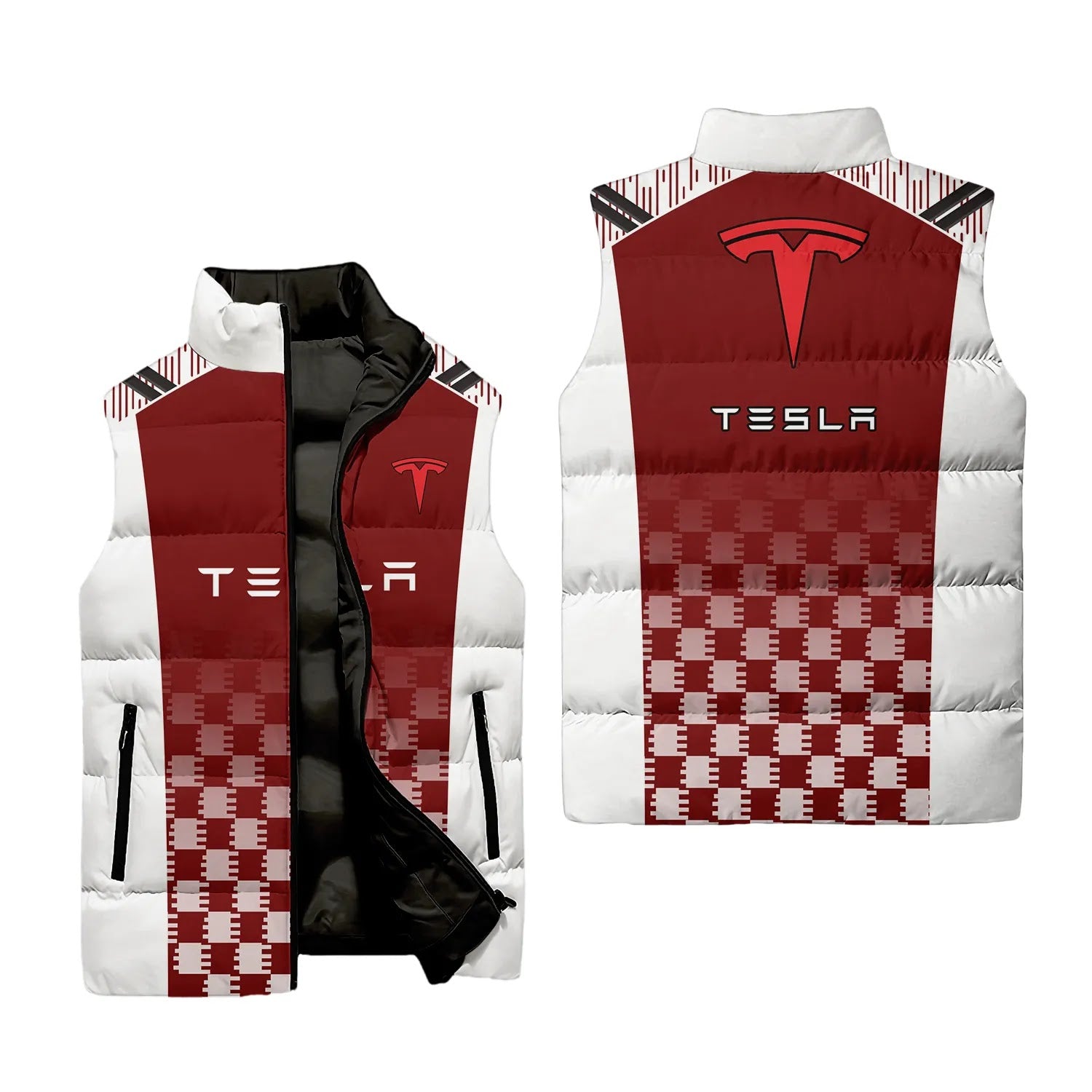 Tesla Sleeveless Puffer Jacket SC063