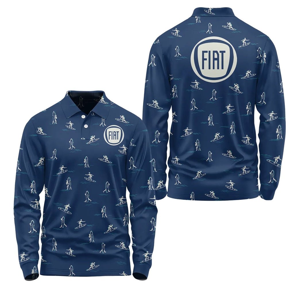 Fiat Long Sleeve Polo SHW011