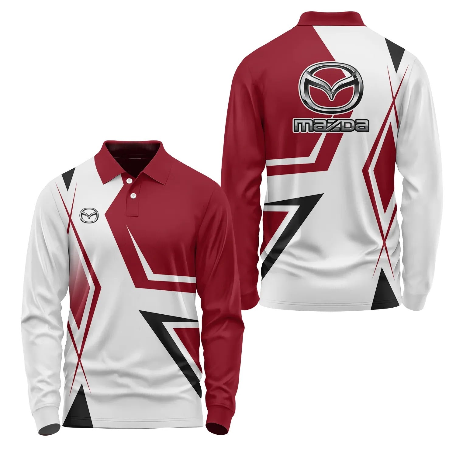 Mazda Long Sleeve Polo SC080
