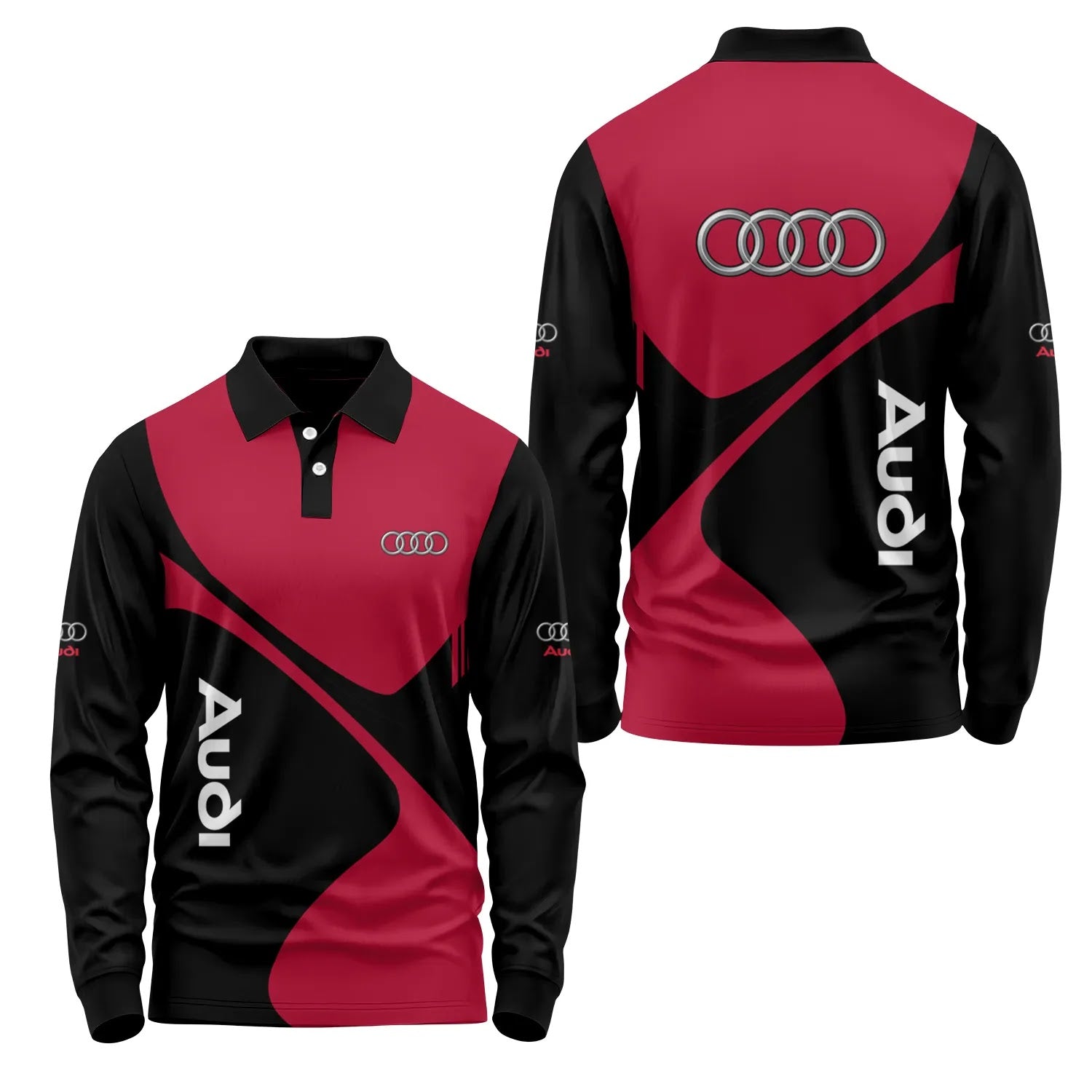 Audi Long Sleeve Polo SC058