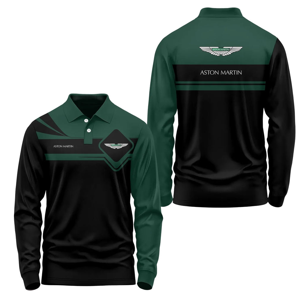 Aston Martin Long Sleeve Polo SC066
