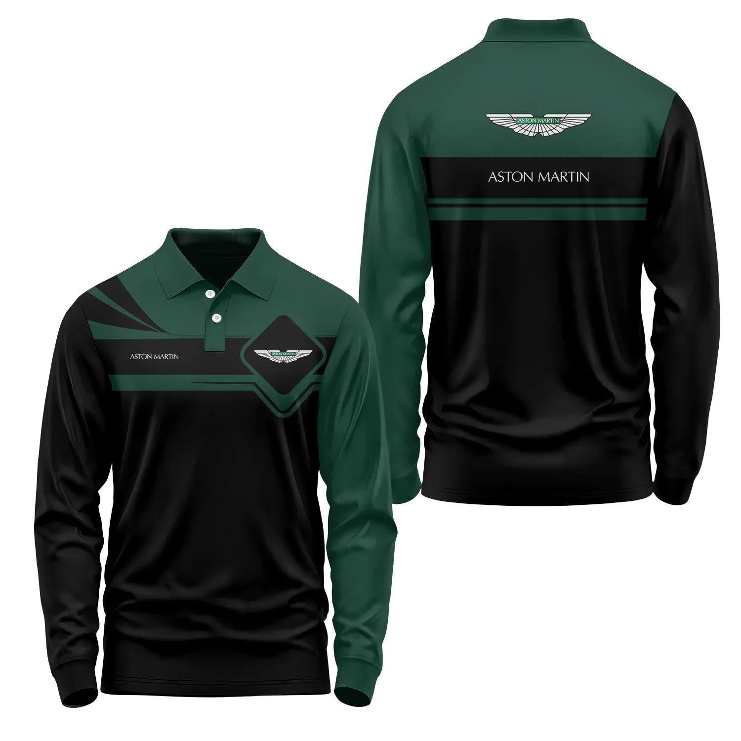 Aston Martin Long Sleeve Polo SC066