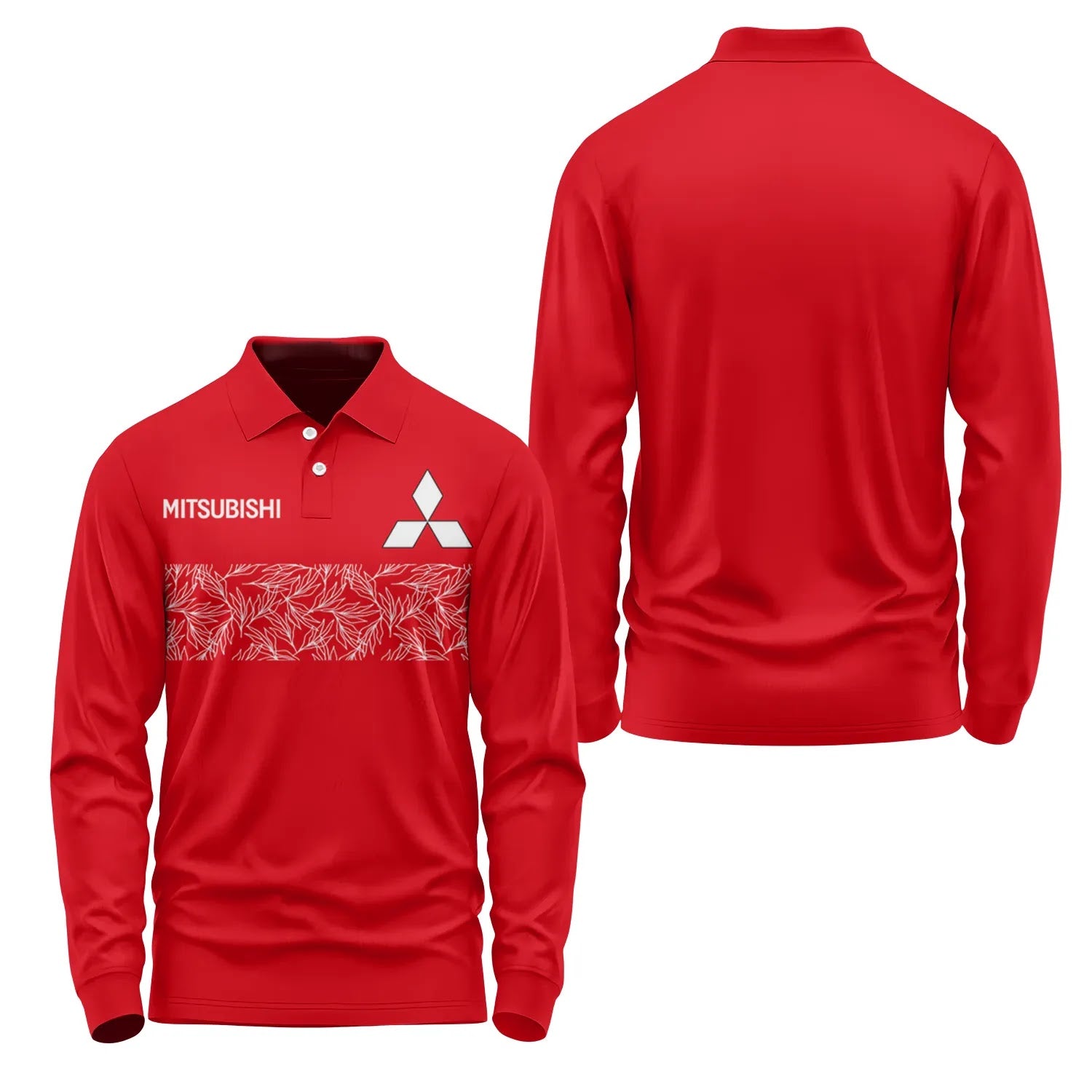 Mitsubishi Long Sleeve Polo SC104