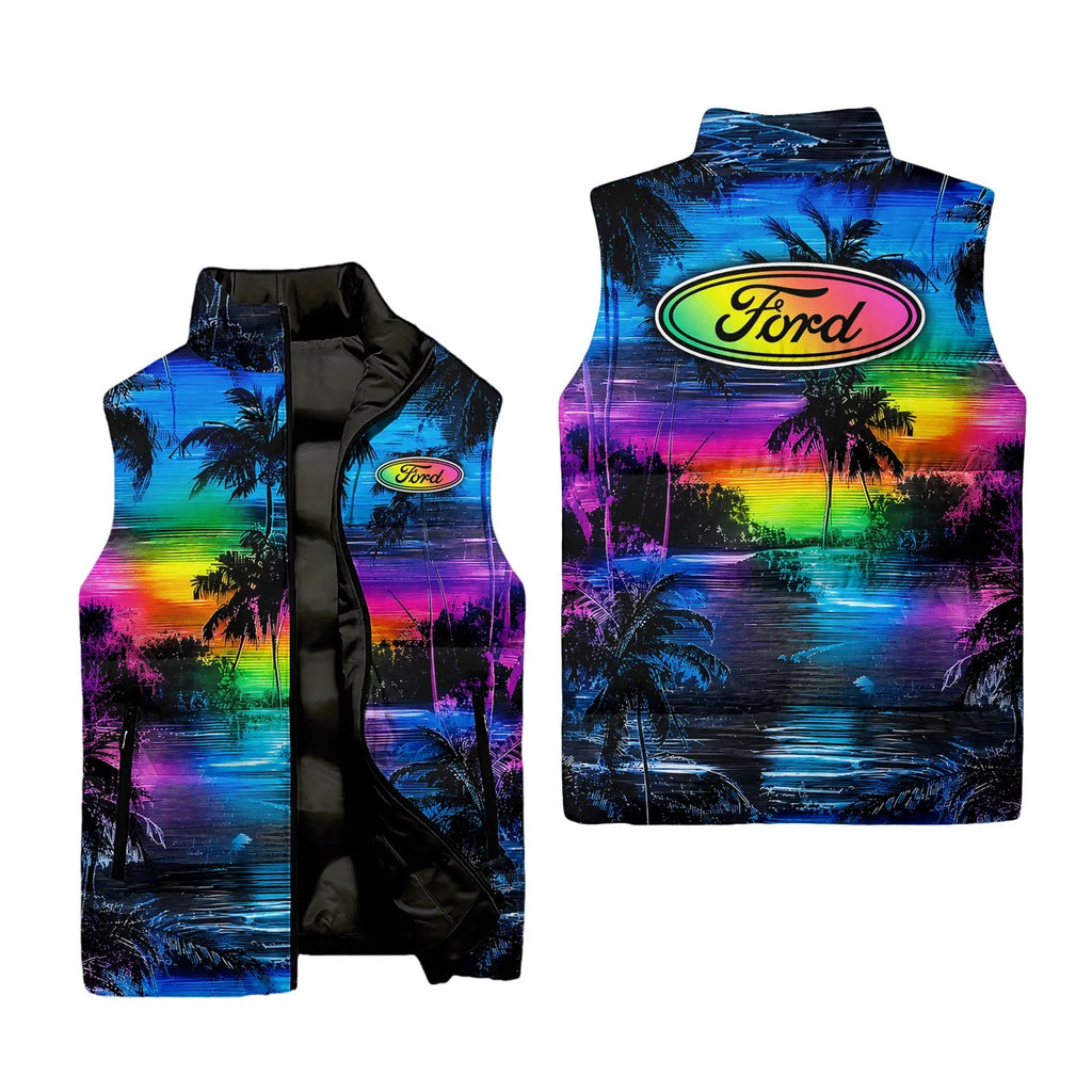 Ford Sleeveless Puffer Jacket SHW055