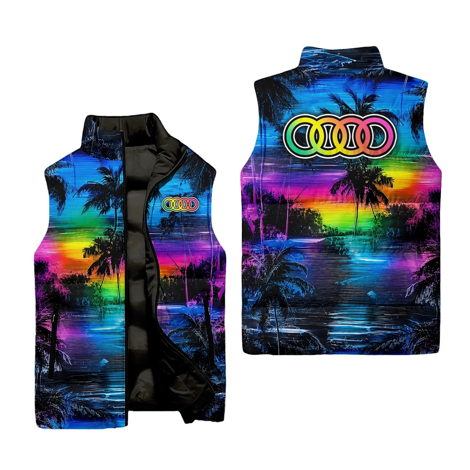 Audi Sleeveless Puffer Jacket SHW055