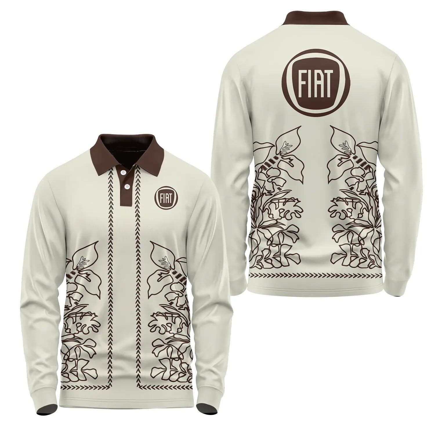 Fiat Long Sleeve Polo SHW064