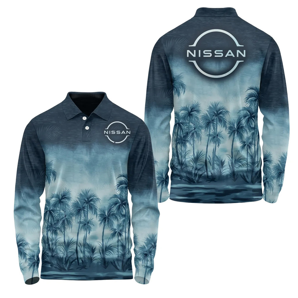Nissan Long Sleeve Polo SHW021