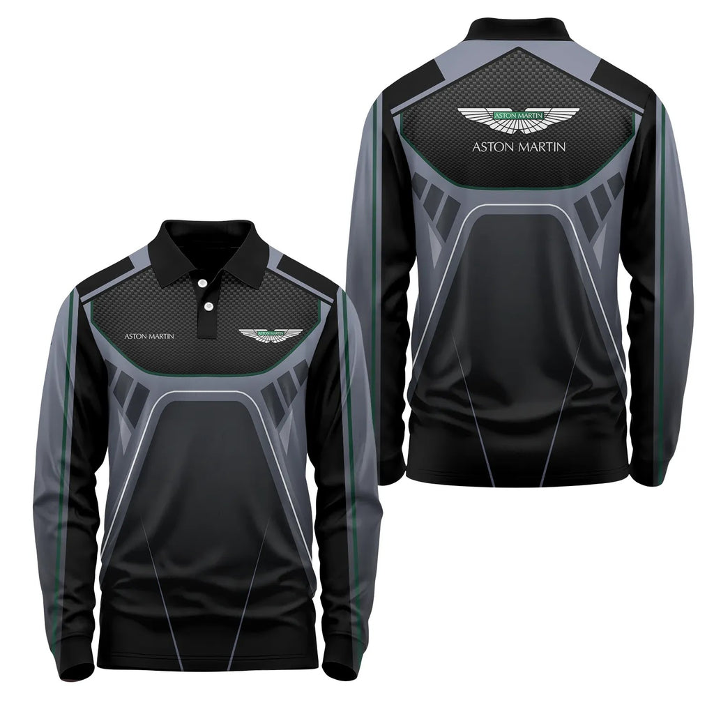 Aston Martin Long Sleeve Polo SC088