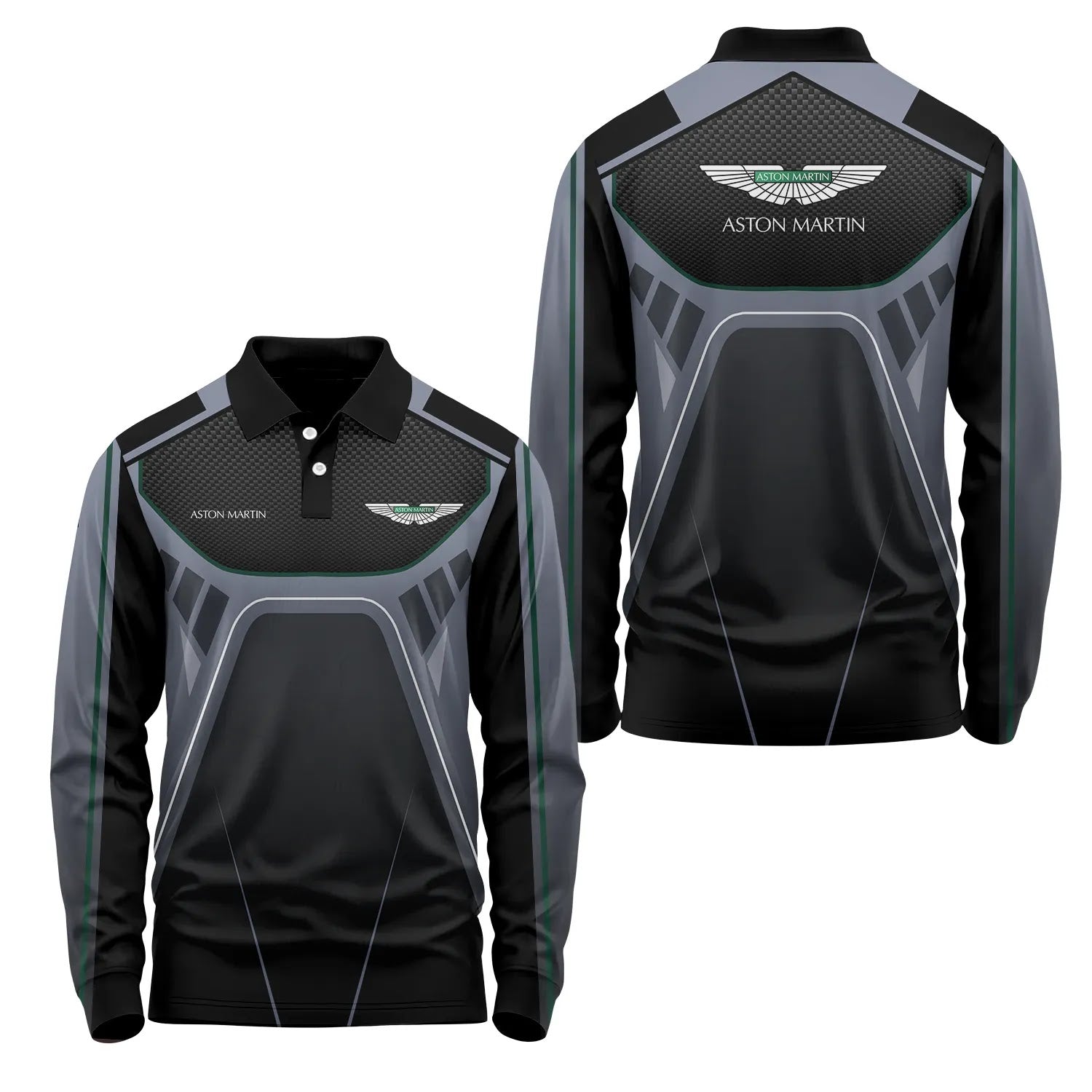 Aston Martin Long Sleeve Polo SC088