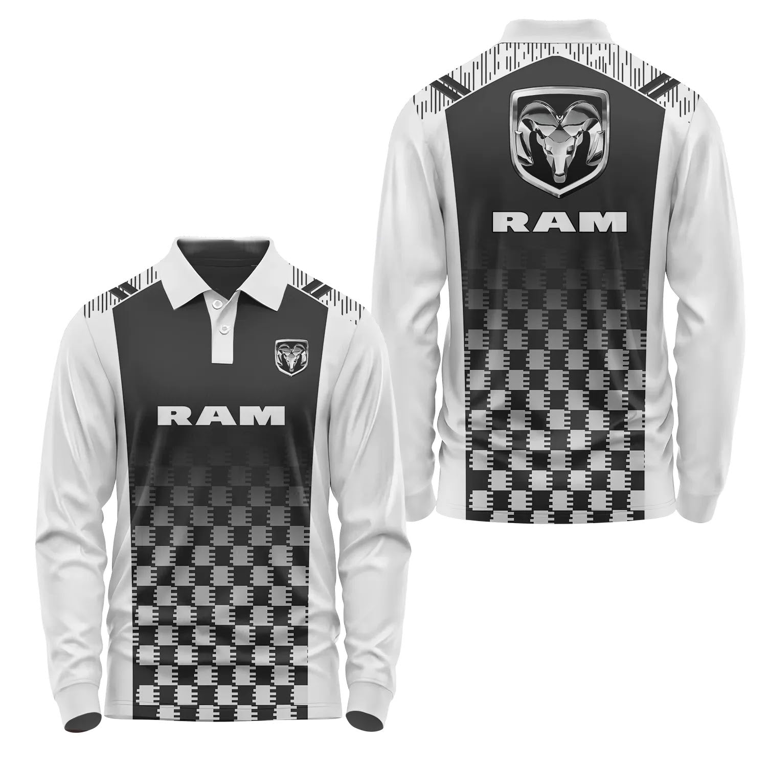 Ram Long Sleeve Polo SC063