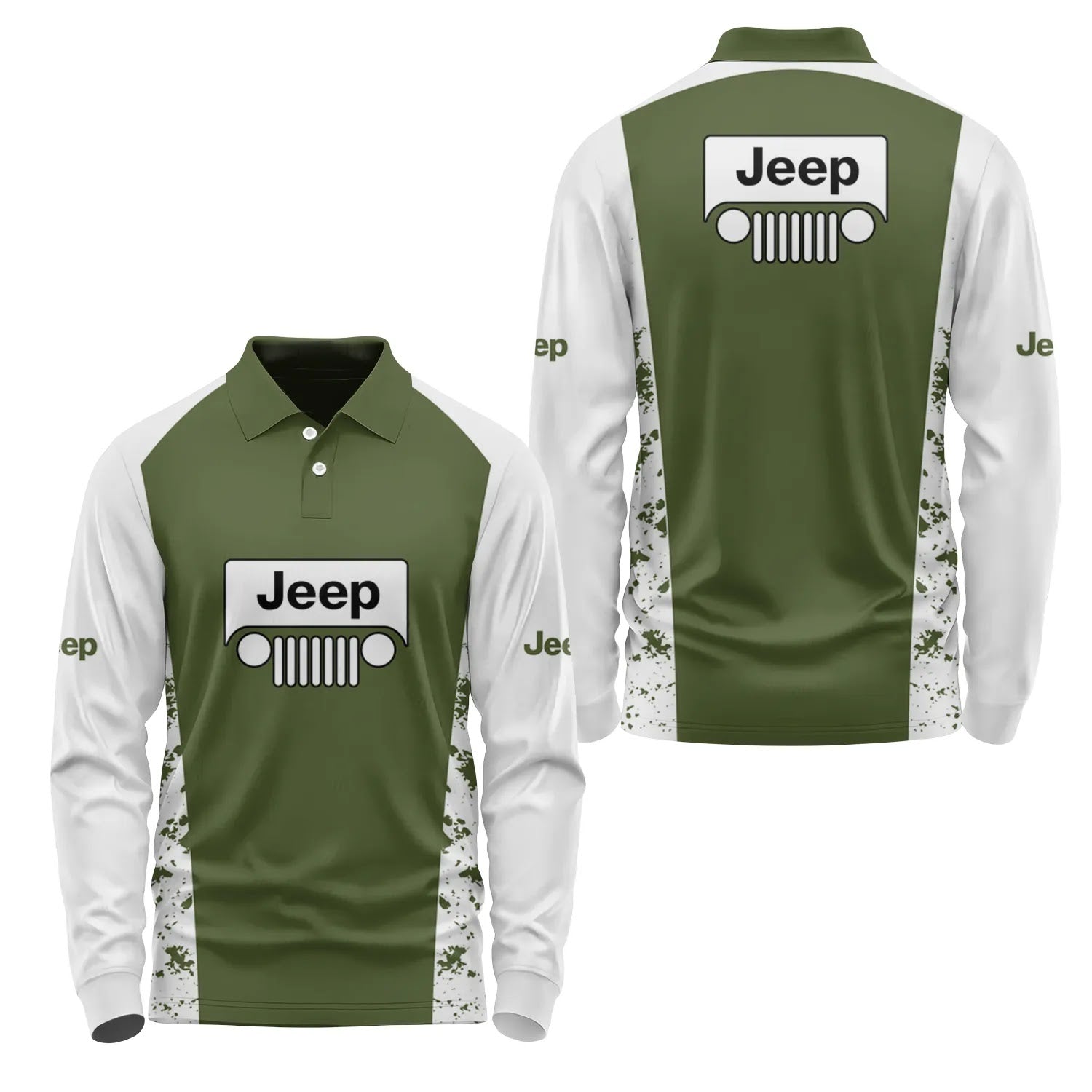 Jeep Long Sleeve Polo SC089