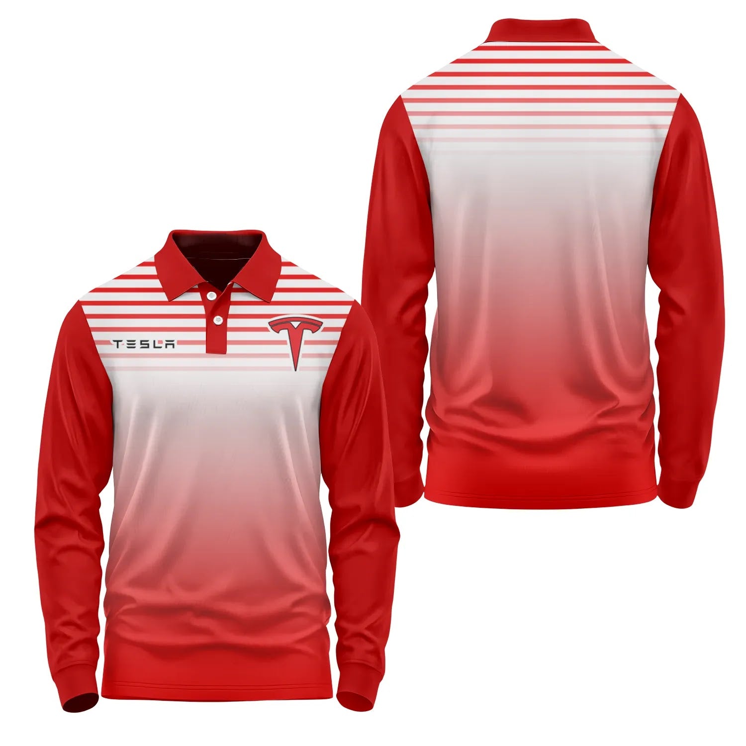 Tesla Long Sleeve Polo SC107