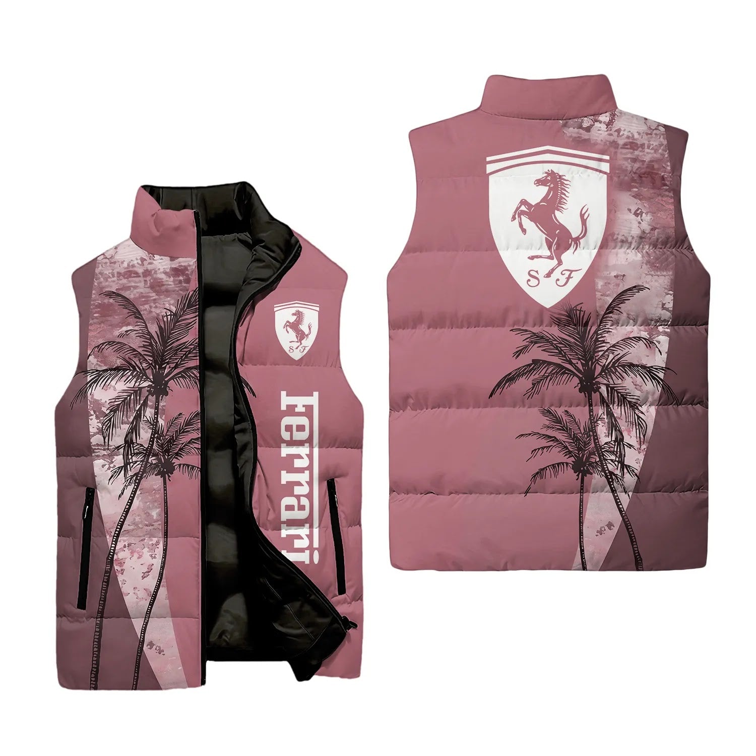 Ferrari Sleeveless Puffer Jacket SHW071