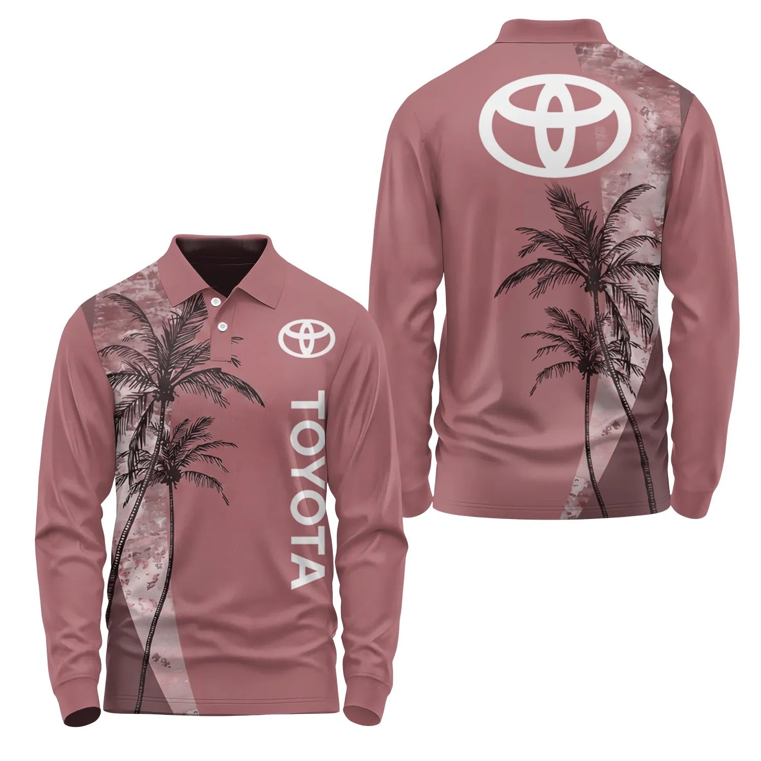Toyota Long Sleeve Polo SHW071
