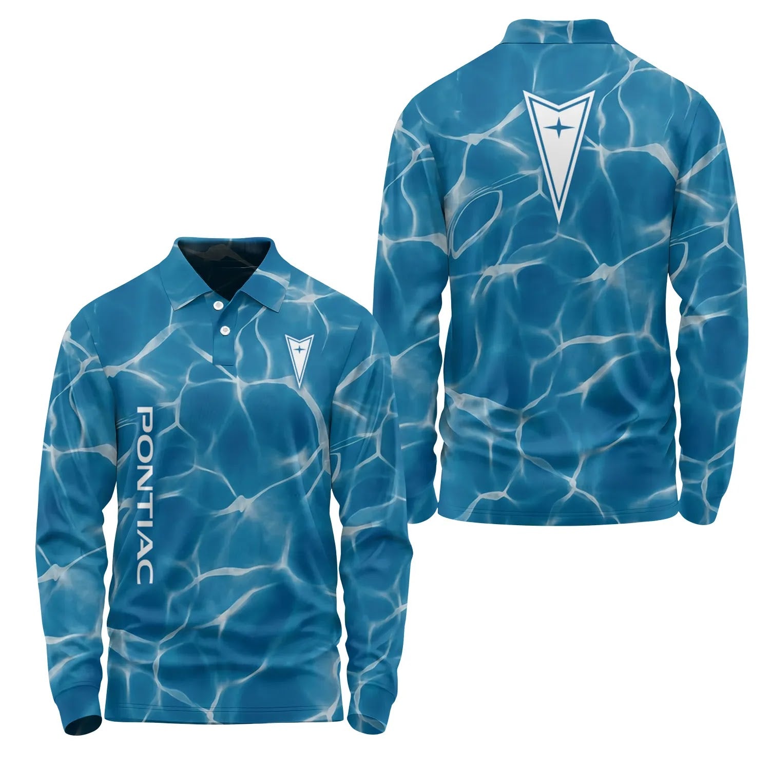 Pontiac Long Sleeve Polo SHW035
