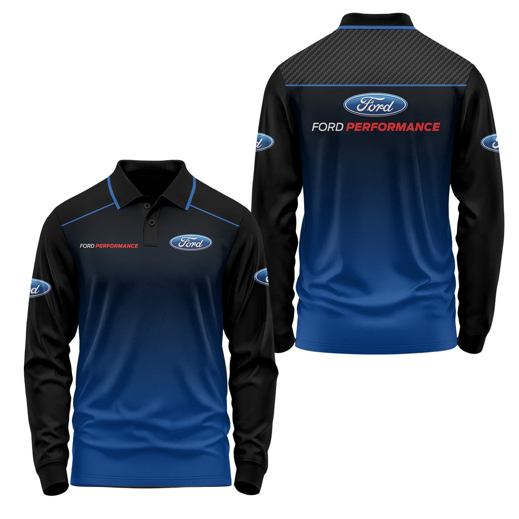 Ford Long Sleeve Polo USPL178